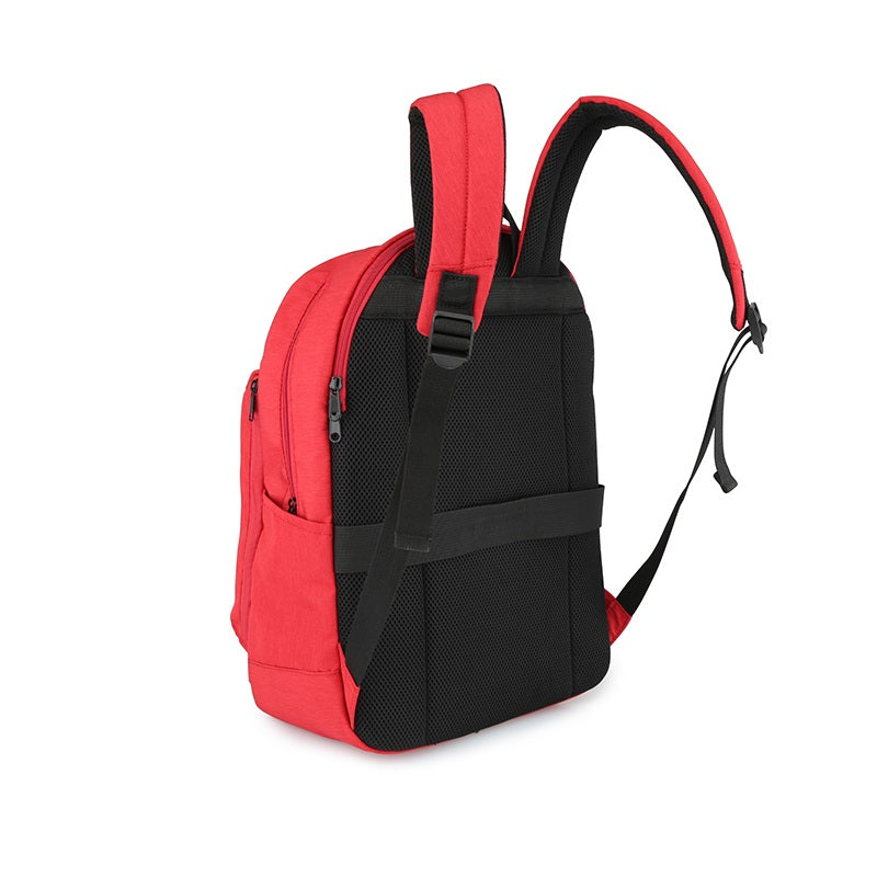Zylicon 17" Canvas Backpack I Red