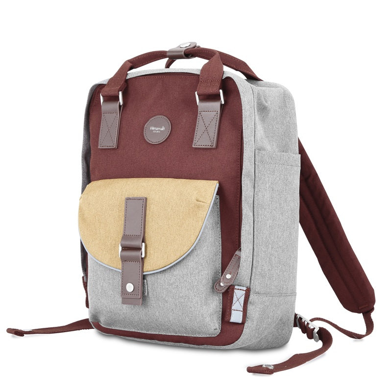 Dianella 14" Laptop Backpack I Wine Red & Grey