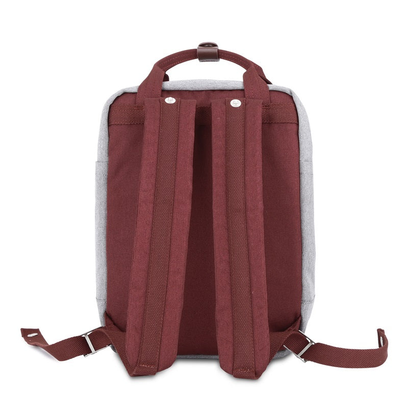 Dianella 14" Laptop Backpack I Wine Red & Grey