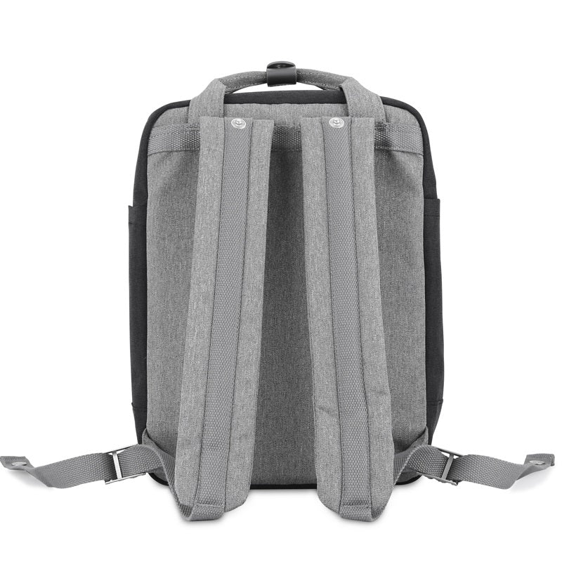Dianella 14" Laptop Backpack I Grey & Blue/Black