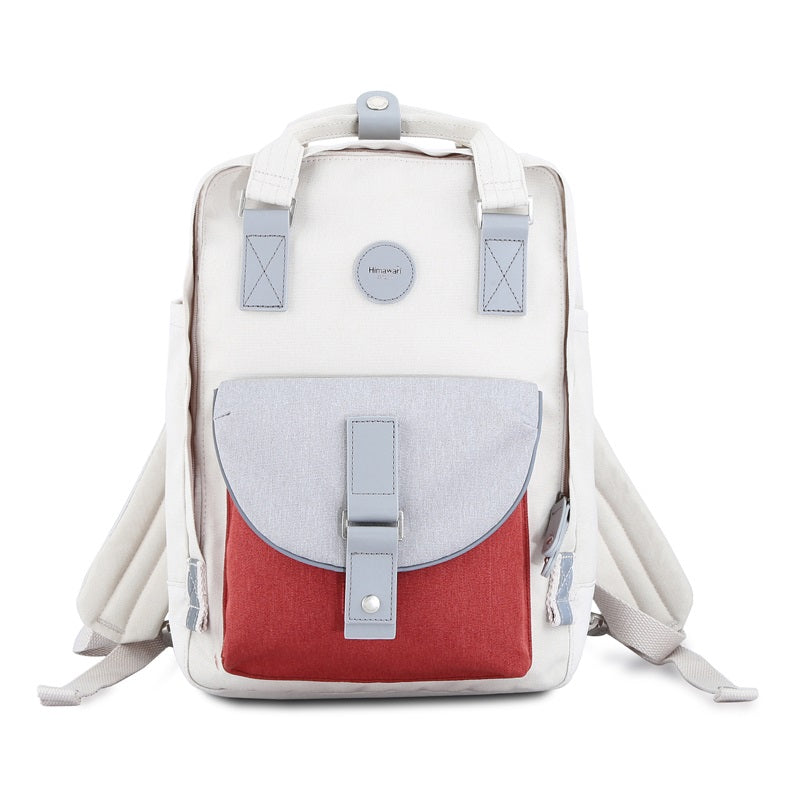 Dianella 14" Laptop Backpack I White & Red