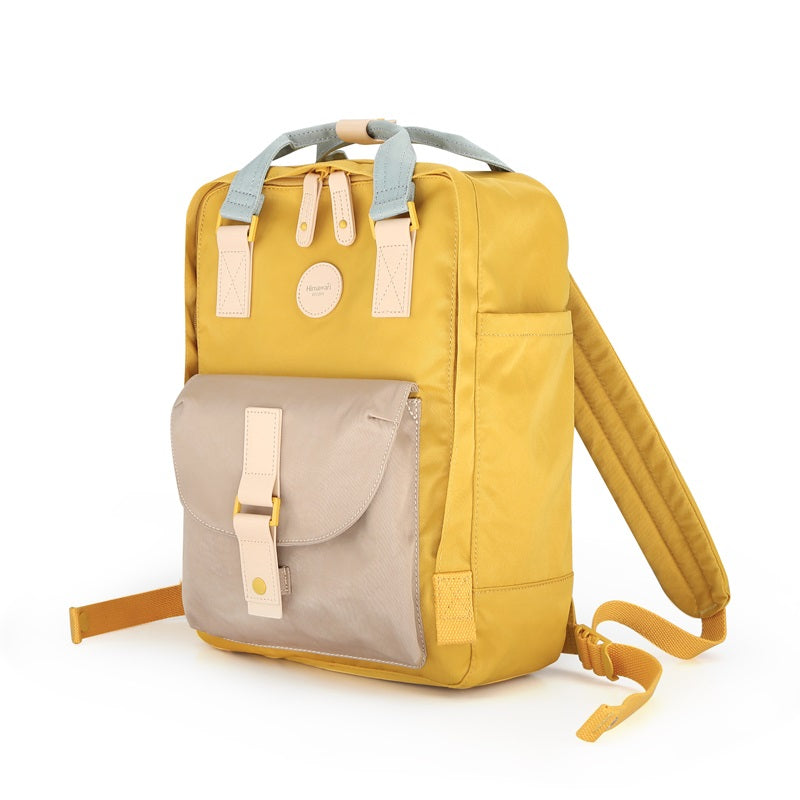 Dianella 14" Laptop Backpack I Tan & Yellow