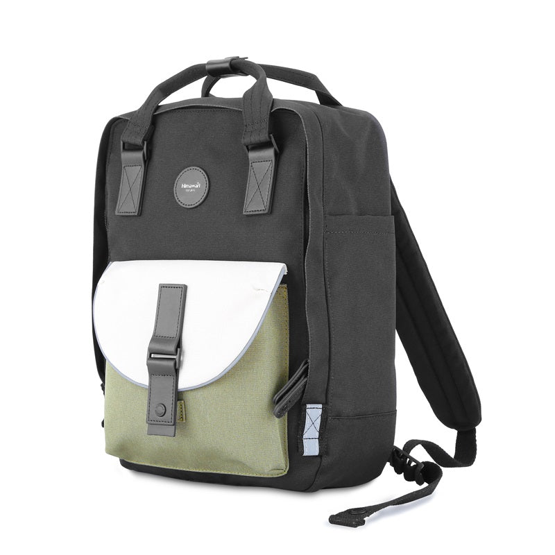 Dianella 14" Laptop Backpack I Black & Olive Green