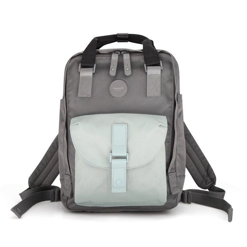 Dianella 14" Laptop Backpack I Dark Grey & Pastel Blue