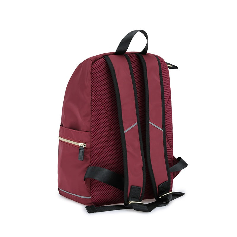 Camelia 15" city backpack I Wine Red