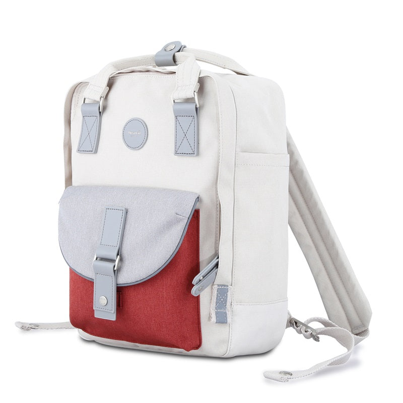Dianella 14" Laptop Backpack I White & Red