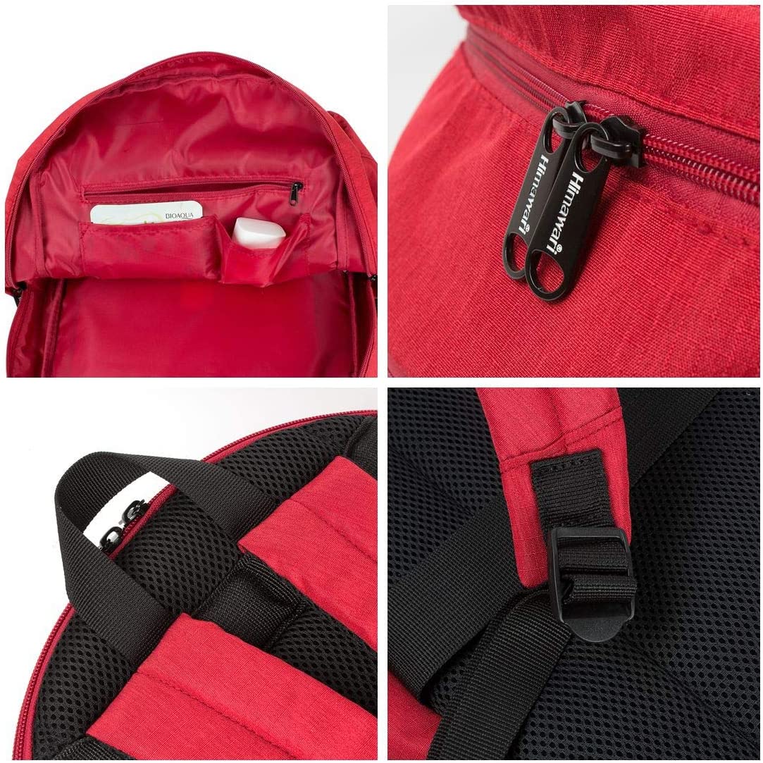 Zylicon 17" Canvas Backpack I Red