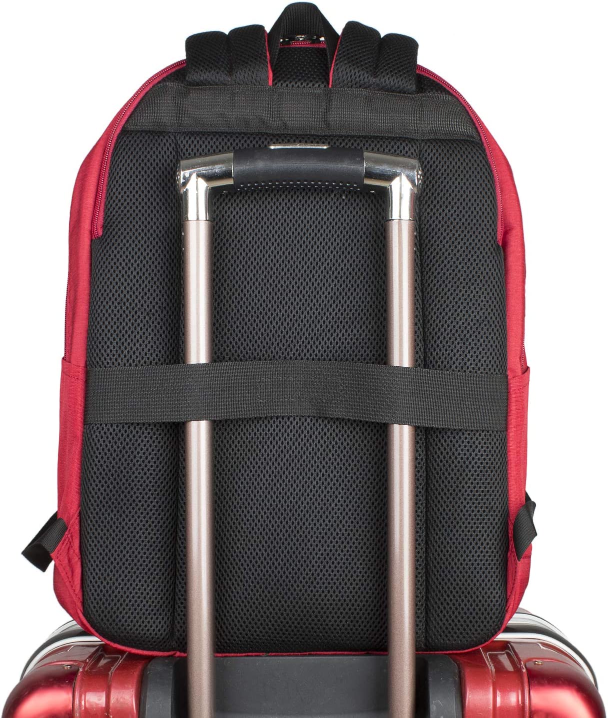Zylicon 17" Canvas Backpack I Red