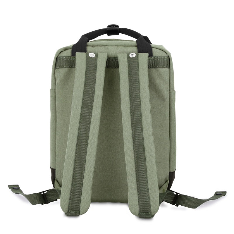 Dianella 14" Laptop Backpack I Olive Green & Cream