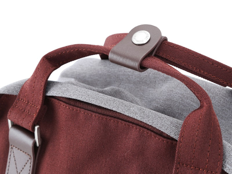 Dianella 14" Laptop Backpack I Wine Red & Grey