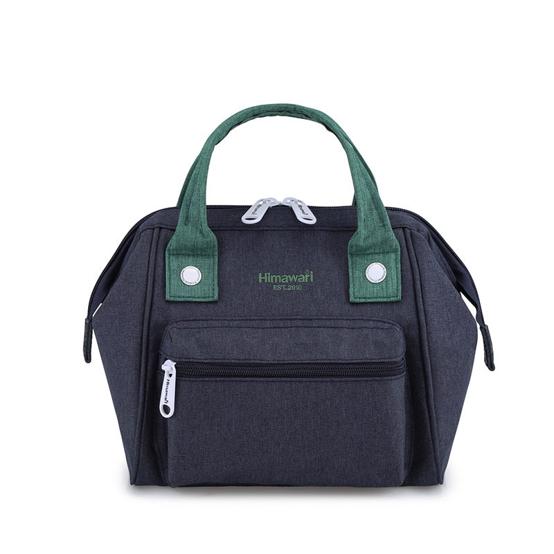 Petunia 3-Way Sling Bag I Navy Blue & Green
