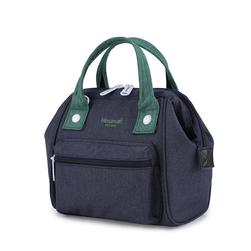 Petunia 3-Way Sling Bag I Navy Blue & Green