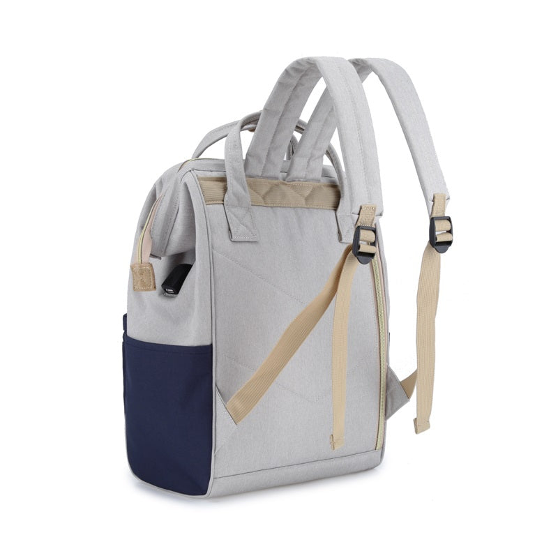 
                  
                    Holly Daze 15" Backpack I Grey Stripes & Navy Blue
                  
                