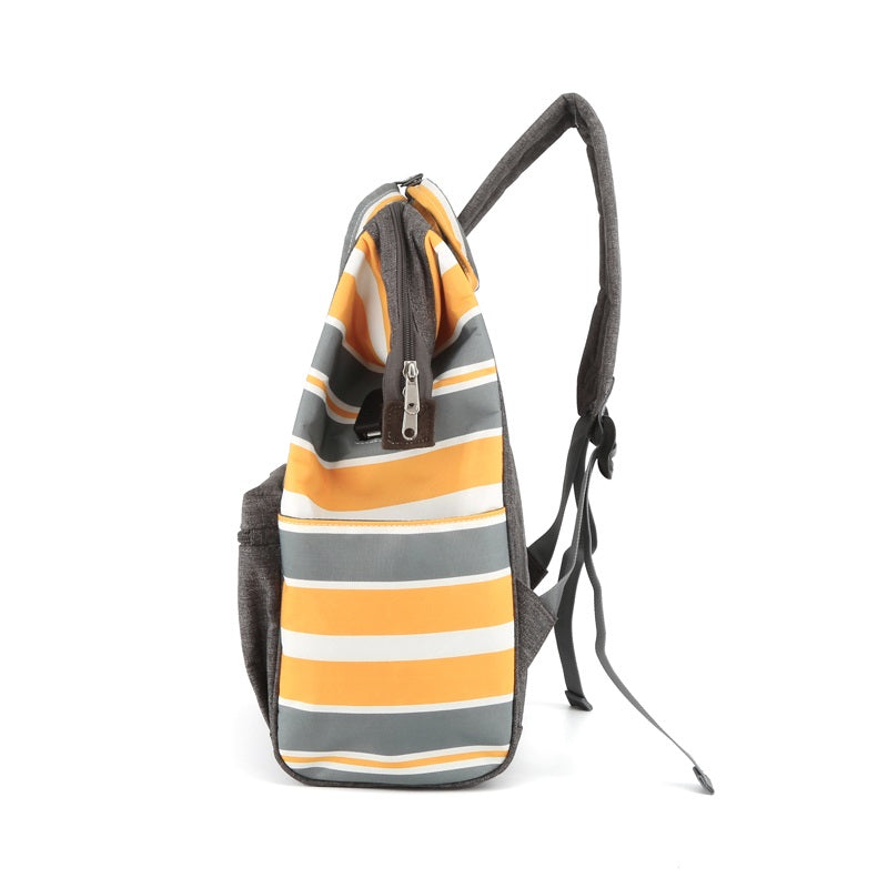 
                  
                    Holly Stripes 15" Backpack I Yellow & Grey
                  
                