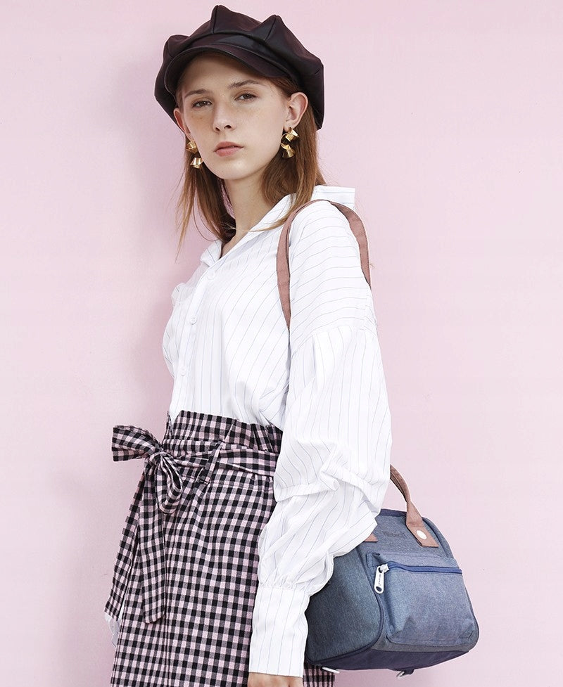 
                  
                    Petunia 3-Way Sling Bag I Denim & Pink
                  
                